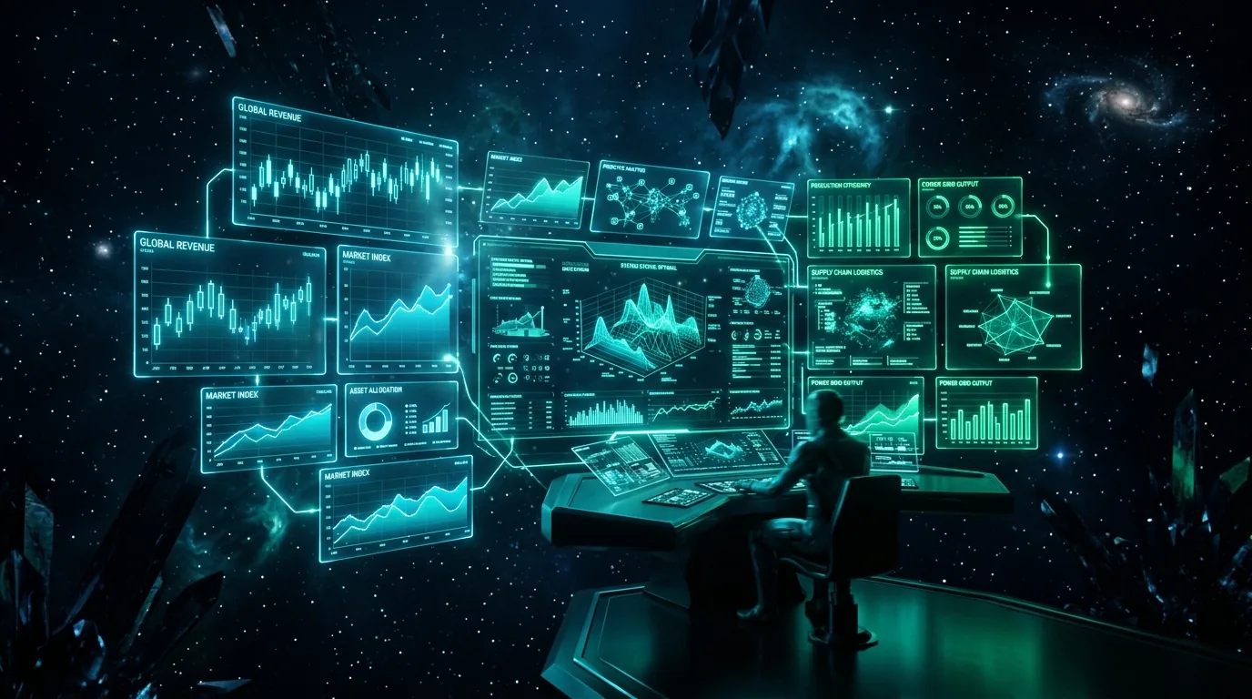 Nexus Tech enterprise AI system dashboard and operations command center interface